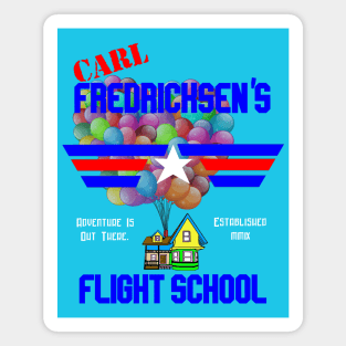 Carl Fredricksen's Flight School Magnet